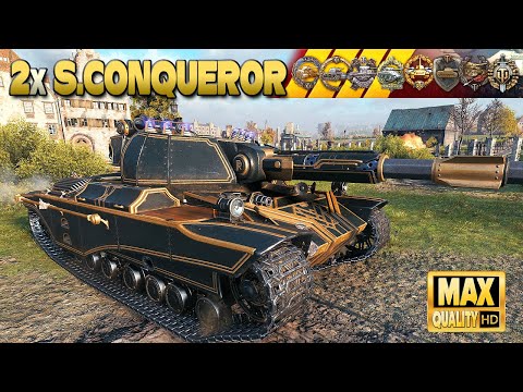 Видео: S. Завоеватель: Доминирование с хорошим и средним прицелом - World of Tanks