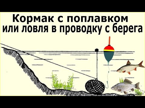 Видео: Лайфхак кормак с поплавком. Как ловить в проводку с берега.