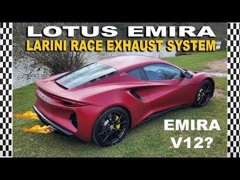 Видео: Lotus Emira с выхлопной системой Larini Race | Похоже на суперкар V12?