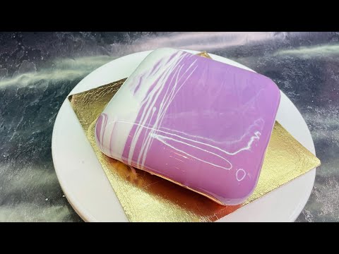 Видео: Ежевичный Муссовый торт! Быстрая зеркальная глазурь!