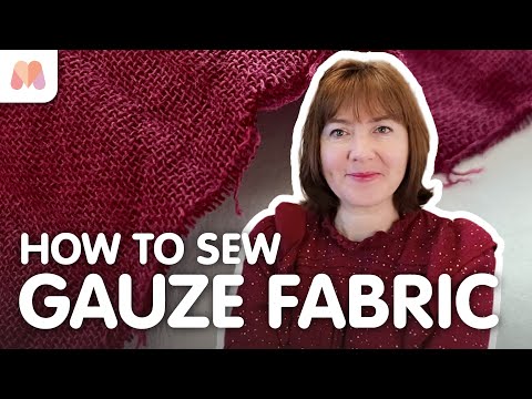 Видео: Мастер-класс по тканям | Марля | Как шить