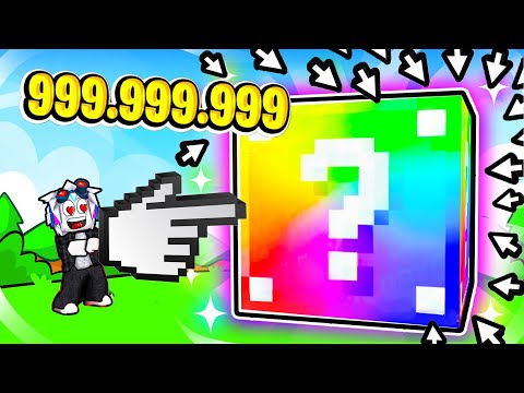 Видео: Я КЛИКАЮ КАК БОГ 999.999.999.999.999 КЛИКОВ ЗА 1 СЕКУНДУ! ROBLOX Lucky Tappers