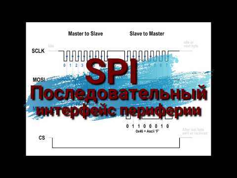 Видео: Интерфейс SPI на примере STM32. Подключение периферии - экрана и памяти.