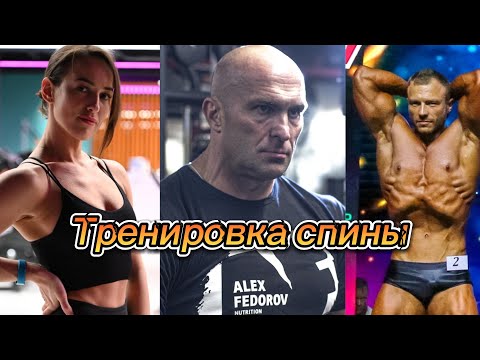 Видео: АЛЕКСАНДР ФЕДОРОВ ТРЕНИРОВКА СПИНЫ