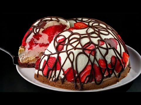 Видео: Клубничное чудо-торт с секретом. Просто и вкусно.