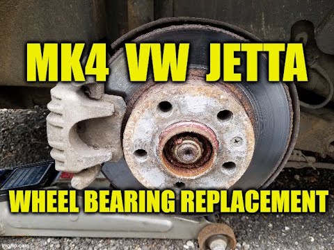Видео: Замена заднего ступичного подшипника VW MK4 Jetta
