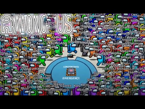 Видео: ТЕПЕРЬ БОЛЬШЕ 1000 ИГРОКОВ в AMONG US ?!