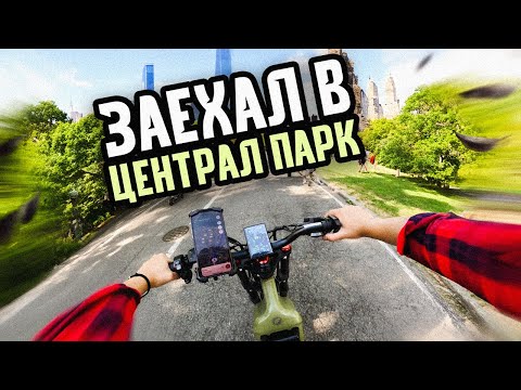 Видео: Работаю курьером в Нью-Йорке. Еду в Централ парк