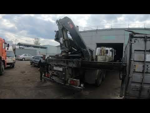 Видео: Техническое обслуживание манипулятора HIAB 200C-2 в Москве