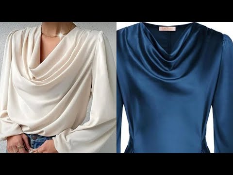 Видео: Как построить топ с воротником-хомутиком (2 разных метода)