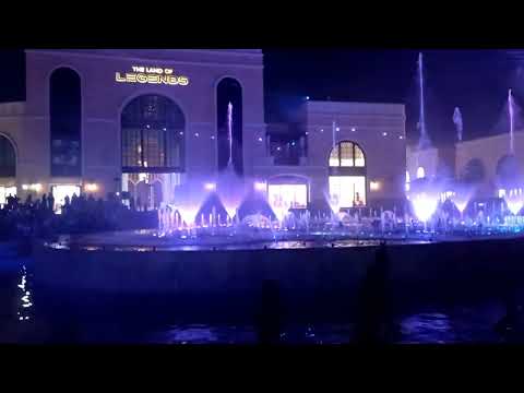 Видео: Turkey, Kadriye, The Land of Legends fountain show. (Шоу поющие фонтаны, Турция, Белек)