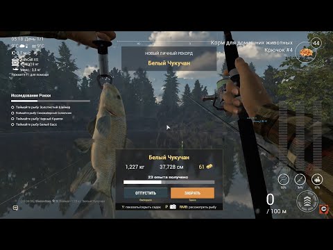 Видео: Fishing planet. Исследование Рокки. Заботливый рыбак Рокки. Облов Рокки. Белый чукучан.