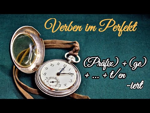 Видео: Das Perfekt: Образуване на Partizip II чрез групиране на немските глаголи (A2, B1)