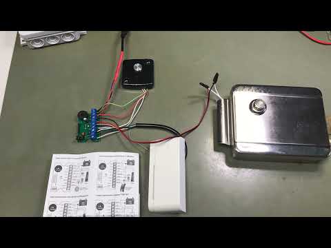 Видео: Подключение контроллера, считывателя, электро-механического замка и кнопки выхода от CMD