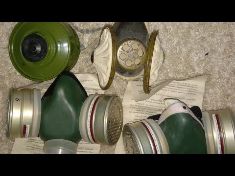 Видео: Советские и современные респираторы Ру-60м и Пр-5 (в противопылевом исполнении)