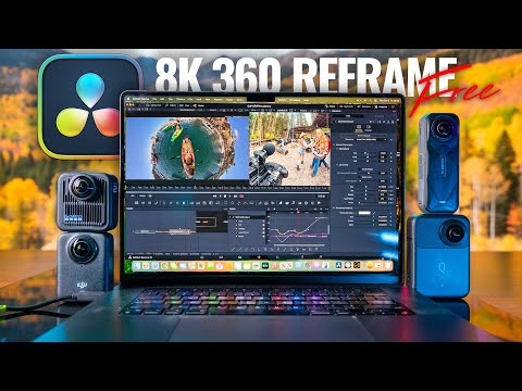 Видео: GoPro Reframe в DaVinci Resolve: БЕСПЛАТНОЕ 8K 360-градусное перекадрирование для любой камеры