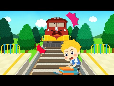 Видео: Мультик РОБОКАР ПОЛИ 🚜  Безопасность на железнодорожных путях 🥊  Уроки Безопасности с Эмбер