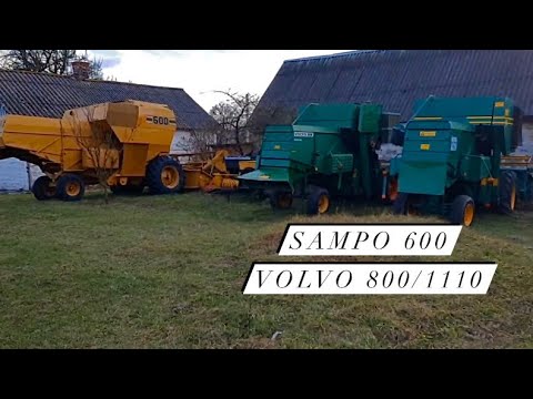 Видео: Огляд комбайнів на продаж Sampo 600, Volvo 800 та 1110
