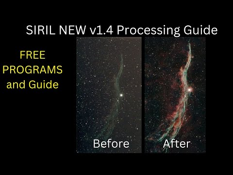 Видео: НОВОЕ руководство по обработке данных Siril V2