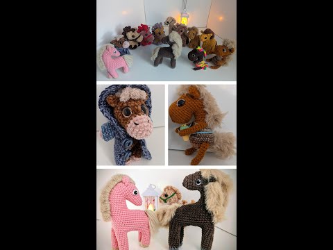 Видео: #Лошадка #horse #брелок #keychain из плюша #вязанаяигрушка на  #новыйгод  #мастеркласс