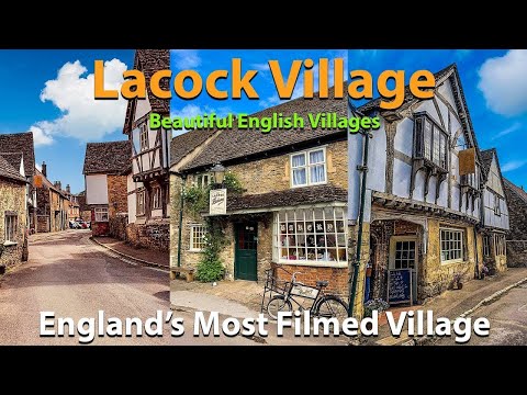 Видео: Красивая английская деревня - деревня Лакок - деревня с самыми снимаемыми фильмами в Англии