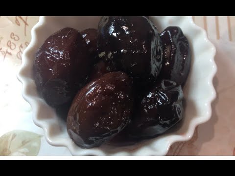 Видео: Очень вкусные пряные маринованные сливы!