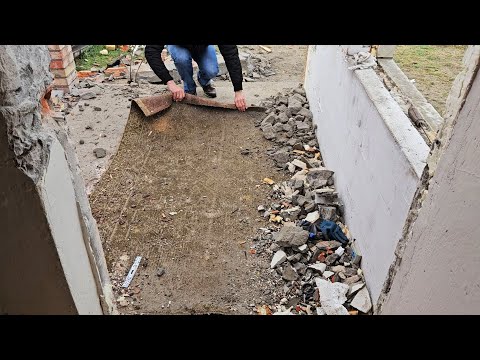 Видео: Стирка заброшенного ковра из щебня с помощью горячего клея 🔥