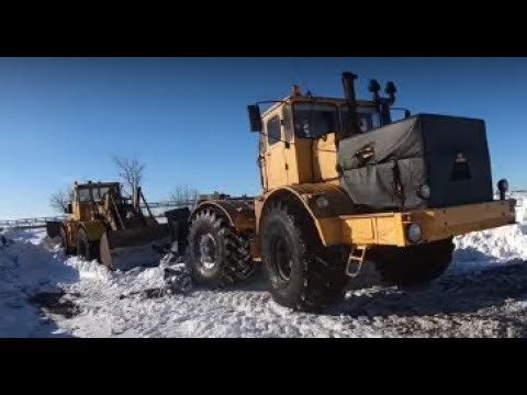 Видео: Трактор Кировец. Опять командировка в Кинельский район.