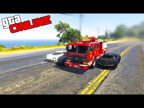 Видео: РАСТОЛКАЛ ВСЕХ НА ПОЛИЦЕЙСКОЙ ПОГОНЕ В GTA - ПОЛИЦЕЙСКИЕ ПОГОНИ В GTA V - (Эпик и Угар в GTA Online)