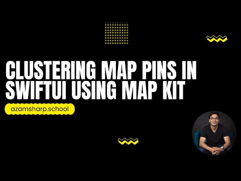 Видео: Кластеризация точек на карте в SwiftUI с использованием MapKit