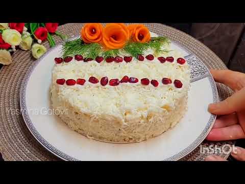 Видео: КОРОЛЕВСКИЙ САЛАТ🔥"ГОСТИ В ШОКЕ ИЗ ЧЕГО ЖЕ ОН"❗ А ВКУСНЫЙ КАКОЙ! ПОКОРЯЕТ ВСЕХ КТО ПРОБОВАЛ!!!