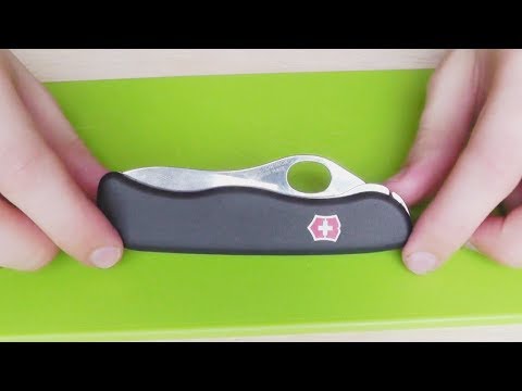 Видео: Нож Victorinox Sentinel One hand. Мнение, отзыв владельца. Брать или...?