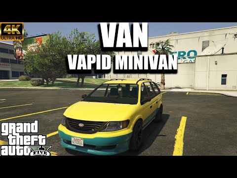 Видео: [4K 60FPS] ТУНИНГ НА VAPID MINIVAN  (VAN)  - GRAND THEFT AUTO V
