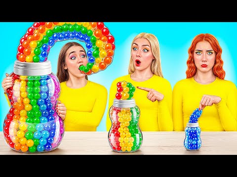 Видео: Большая, Средняя или Маленькая Тарелка Челлендж | Фантастические Кухонные Рецепты Multi DO Smile