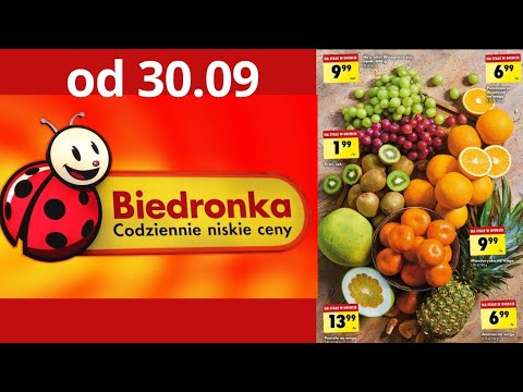 Видео: biedronka  30.09 - 02.10 - 05.10 бедронка gazetka biedronce