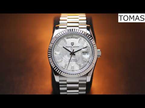 Видео: Pagani Design PD1752 Белый против Золотистого с AliExpress