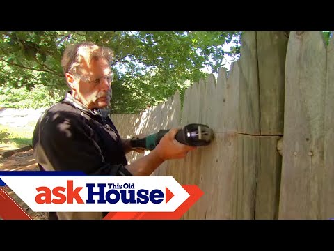 Видео: Как заменить сгнивший столб забора | Ask This Old House