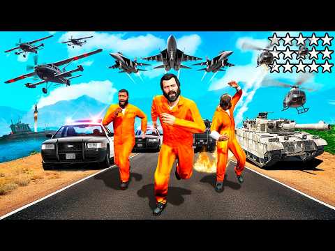 Видео: ПОЛУЧИЛ 100 ЗВЁЗД РОЗЫСКА в ГТА 5! СМОЖЕМ ЛИ МЫ ВЫЖИТЬ В GTA 5 ОНЛАЙН
