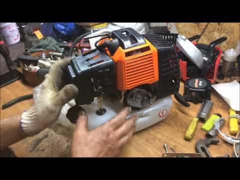 Видео: "Предпродажная"подготовка бензо_триммера за который вы уже заплатили!)#Заводской_брак_номер1