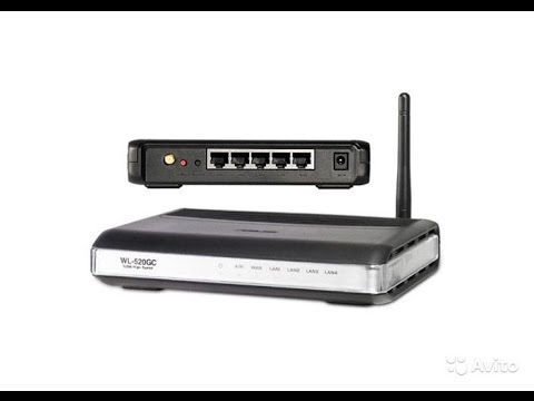 Видео: Как настроить роутер ASUS WL-520gC