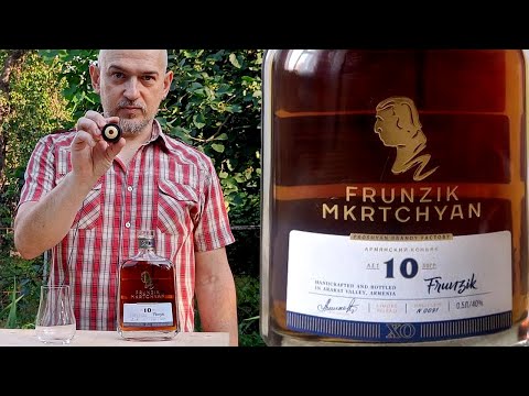 Видео: Армянский коньяк Фрунзик Мкртчян 10 лет (Прошянский коньячный завод)