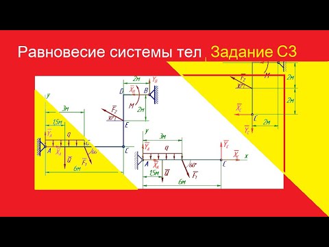 Видео: Равновесие системы тел  Задание С3