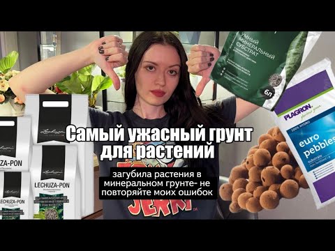 Видео: РАСТЕНИЯ В МИНЕРАЛЬНОМ ГРУНТЕ: КАКИЕ ПРОБЛЕМЫ