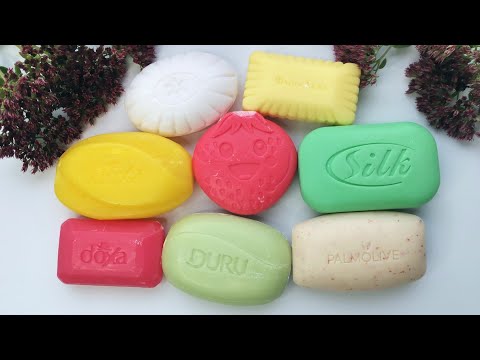 Видео: ASMR cutting soap. Satisfying video. АСМР резка мыла.