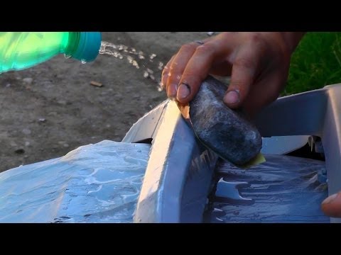 Видео: Как убрать сколы . Обзор оборудования д.Олежи.Замываем грунт.