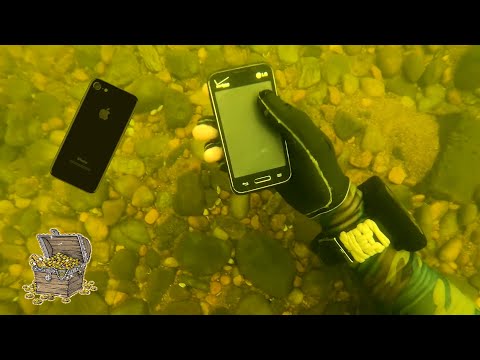 Видео: Нашёл телефон под водой!!! ЛУЧШИЕ НАХОДКИ