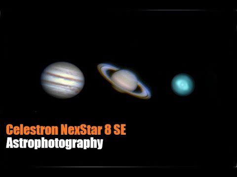Видео: Celestron NexStar 8 SE — астрофотография