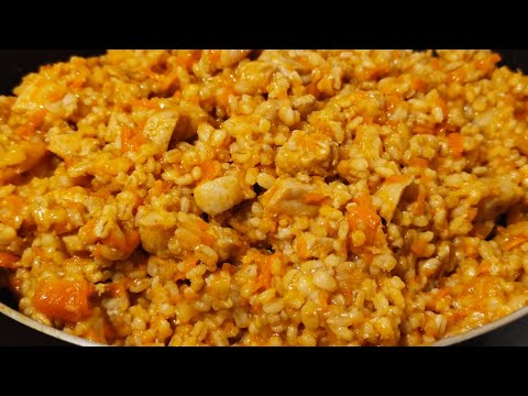Видео: перловая каша с мясом луком и морковью ! Очень вкусно и сытно получается /готовлю на обед и на ужин