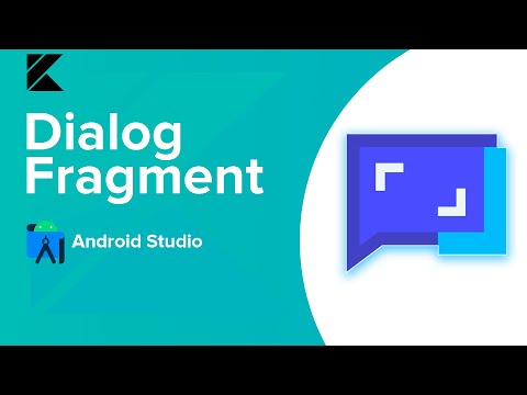 Видео: Как создать DialogFragment/Диалоговое окно в Android Studio/Kotlin