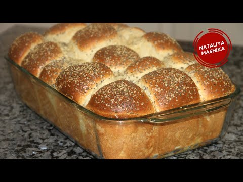 Видео: Сладкие БУЛОЧКИ КАК ПУХ с нежнейшей заливкой.Это ПОЛНЫЙ ВОСТОРГ!!!